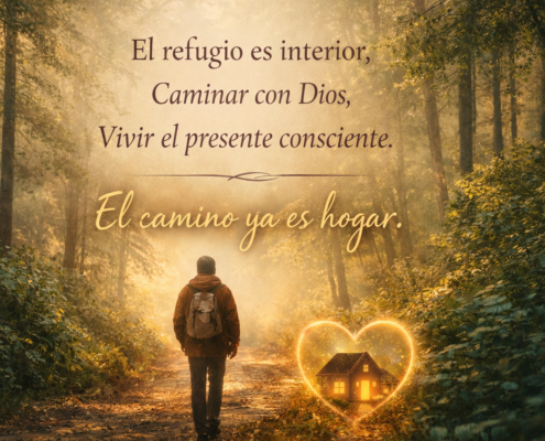El Refugio es interior, caminar con Dios y vivr el presente de forma consciente